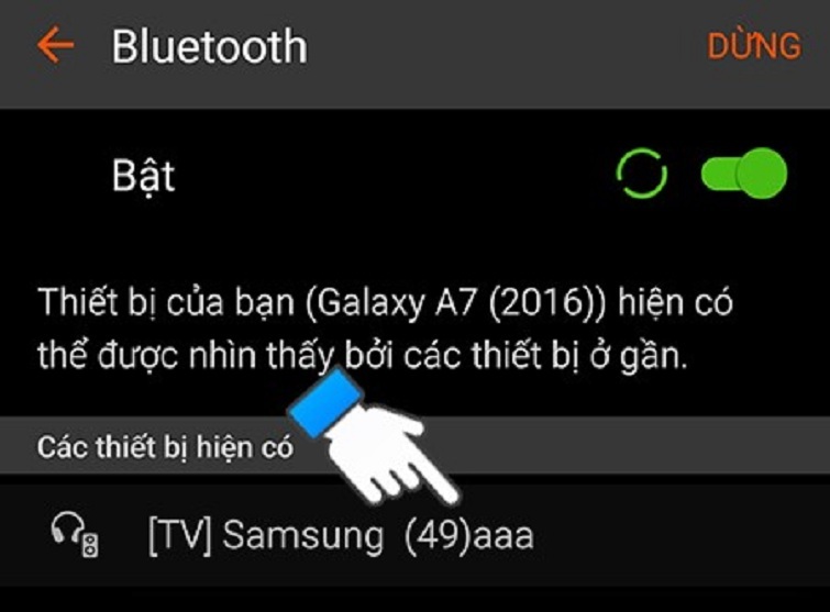 Các bước kết nối điện thoại với tivi qua Bluetooth